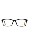 Zegna 5185 Rectangular Glasses In Black