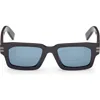 Zegna 51mm Rectangular Sunglasses In Black