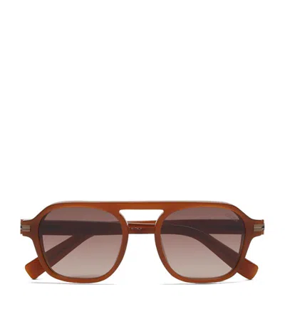 Zegna Foliage Aurora Ii Acetate Sunglasses