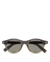 Zegna Acetate Sunglasses, 48mm In Grey