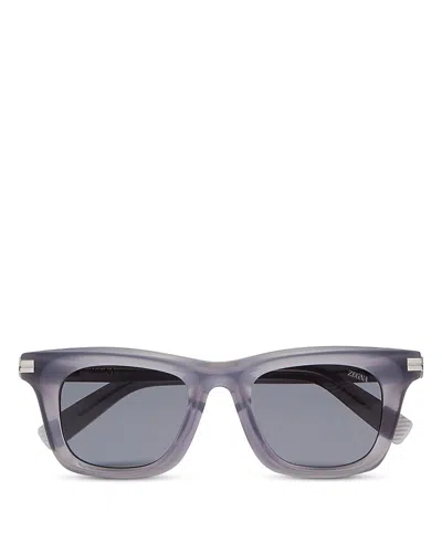 ZEGNA ACETATE SUNGLASSES, 49MM