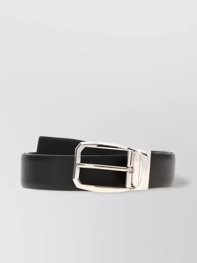 Zegna Adjustable Length Reversible Leather Belt