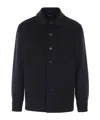 Zegna Alba Overshirt In Oasi Cashmere In Brown