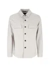 Zegna Overshirt Alba In Oasis Cashmere In Beige