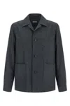 Zegna Alpe Button Jacket In Gray