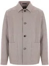Zegna Alpe Shirt Jacket In Grey