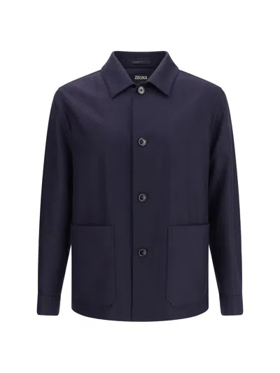 ZEGNA ALPE WOOL CHORE JACKET