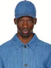 Zegna Blue Denim Baseball Cap