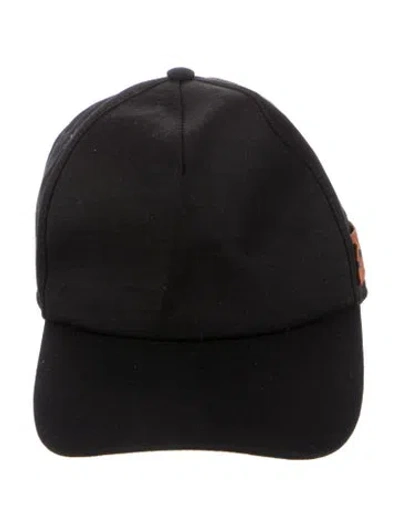 Pre-owned Zegna Baseball Cap  W/tags In Black
