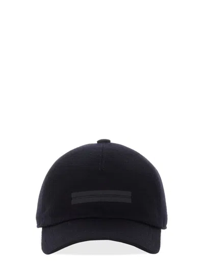 Zegna Baseball Hat With Logo In Black