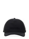 Zegna Baseball Cap With Structured Crown In Black