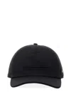 Zegna Baseball Cap With Structured Crown In Black