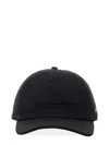 Zegna Baseball Cap With Structured Crown In Black