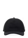 Zegna Baseball Cap With Structured Crown In Black