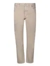 Zegna Skinny Jeans In Beige