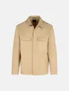 Zegna Beige Linen Jacket In Beige