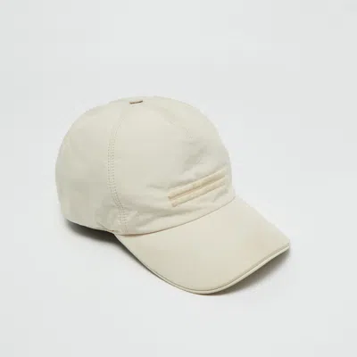 Pre-owned Zegna Beige Synthetic Baseball Cap Xl In Sand