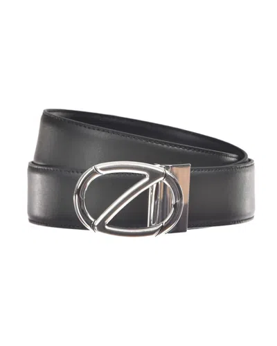 Zegna Belt In Black
