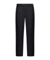 Zegna Belt-loop Casual Pants In Black