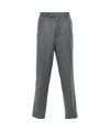 Zegna Belt-loop Casual Pants In Black
