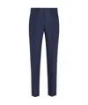 Zegna Belt-loop Casual Pants In Blue