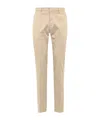 Zegna Belt Loop Casual Pants In Nude