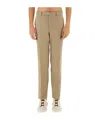 Zegna Straigth Leg Pants In Nude