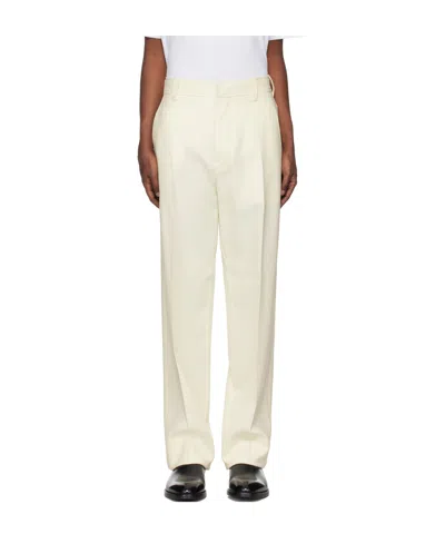 Zegna Belt-loop Casual Pants In White