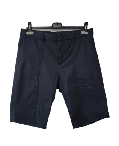 Zegna Belt-loop Casual Shorts In Blue