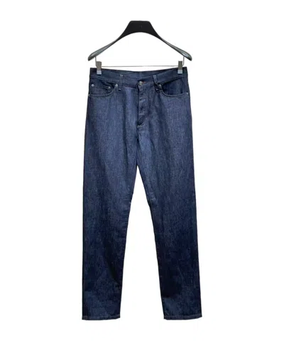Zegna Belt-loop Jeans In Blue