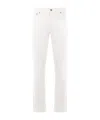 Zegna Belt-loop Jeans In White