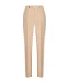 Zegna Belt Loops Casual Pants In Brown