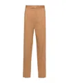 Zegna Mid-rise Pleated Chino Trousers In Nude