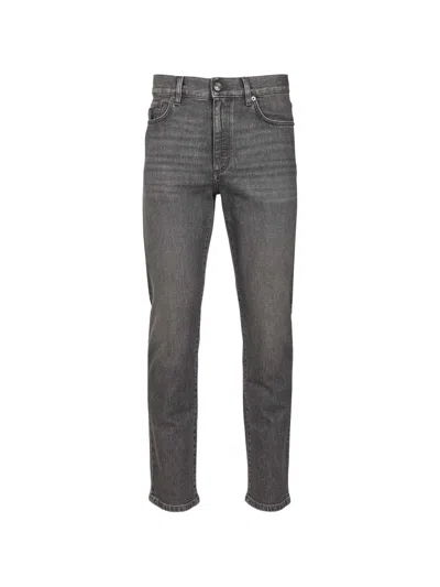 Zegna Belt-loop Pocket Jeans In Gray