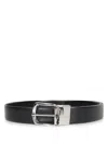 Zegna Belts In Black
