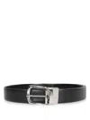 Zegna Belts In Black