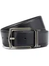 Zegna Reversible Leather Belt In Multicolor