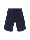 Shop Zegna Bermuda Shorts In Blue
