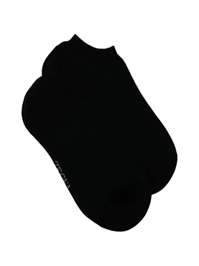 Zegna Black Cotton Blend Socks