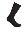 Zegna Everyday Cotton-blend Socks In Black