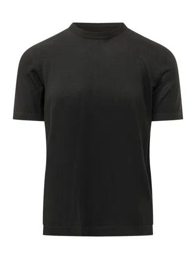 Zegna Black Crew Neck T-shirt