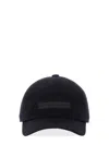 Zegna Black Perforated Cap In Black