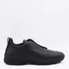 Zegna Monte Sneakers With Triple Stitching Design In Black