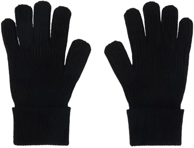 Zegna Black Oasi Cashmere Gloves In K09