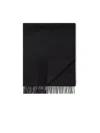 Zegna Black Oasi Cashmere Scarf In Black