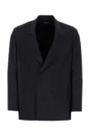 Zegna Giacca In Seta Nera Uomo In Black