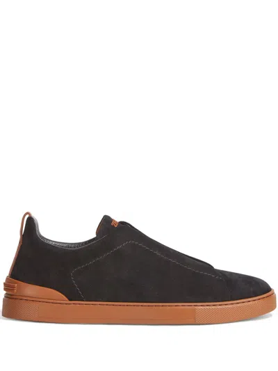 ZEGNA TRIPLE STITCH SNEAKERS
