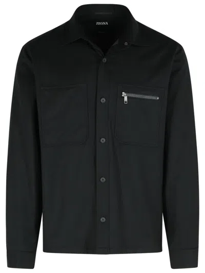 Zegna Black Wool Jacket