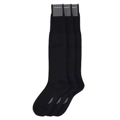 Zegna Black Wool Sock