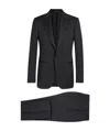 Zegna Black Wool Suit In Black